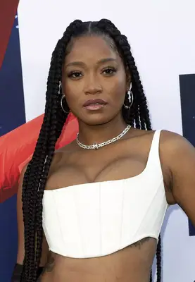 Keke Palmer wearing long braids