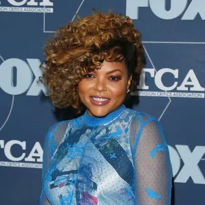 Taraji P. Henson wearing caramel curls