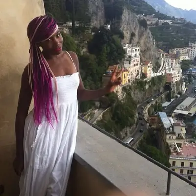 Plum Hair Color Bright Braids Venus Williams