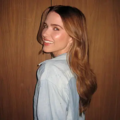 Sophia Bush with golden auburn hair 