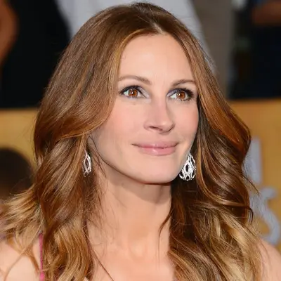 Auburn Brown Hair Color Sun-Kissed Julia Roberts
