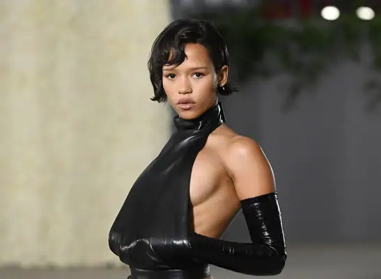 Taylor Russell with a microbob