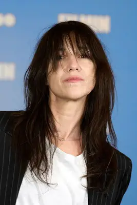 Charlotte Gainsbourg with messy overgrown bangs