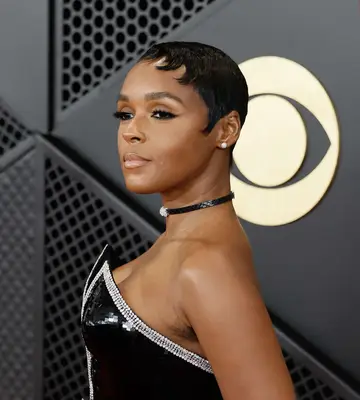 Janelle Monae with a 1920s inspired haircut