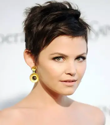 Ginnifer Goodwin with a textured pixie