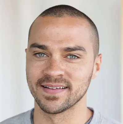 Jesse Williams with bald fade