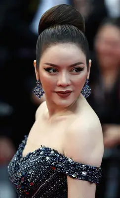 Ly Nha Ky with sock bun