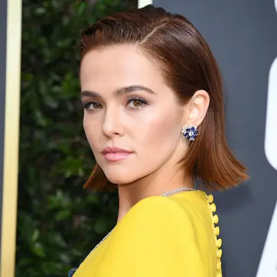 Dark Red Hair Color Zoey Deutch