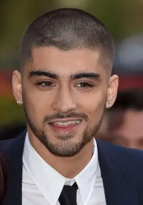 Zayn Malik with buzz cut and fade