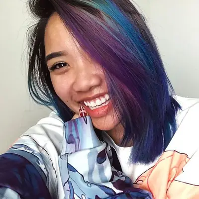Oil Slick Hair Lob