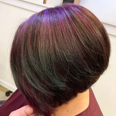 Oil Slick Hair Bob