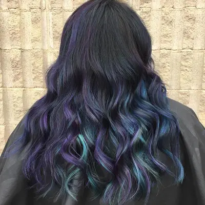 Oil Slick Hair Cool-Toned