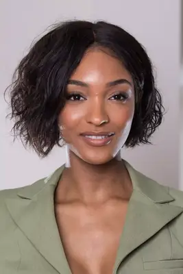 Jourdan Dunn with a stacked bob