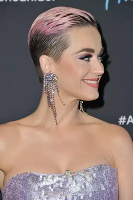Katy Perry with a pink pixie