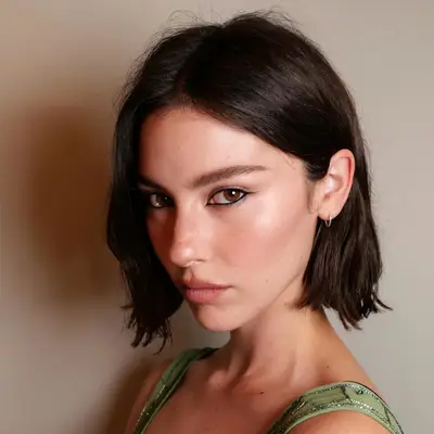 Gracie Abrams with a bob haircut