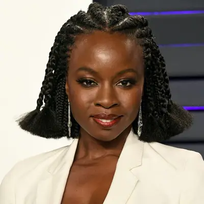 Danai Gurira in a braided lob at the 2019 