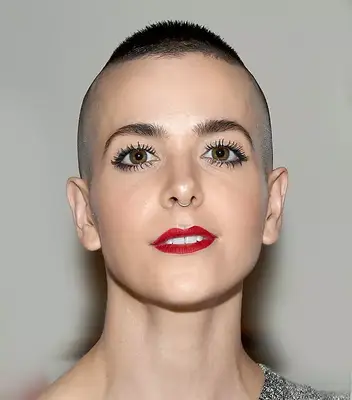 Bethany C. Meyers buzz cut