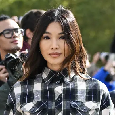 Gemma Chan u shape haircut