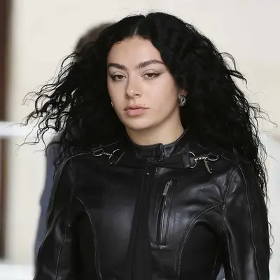 Charli XCX with u shape haircut