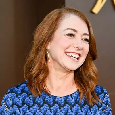 Alyson Hannigan with widow