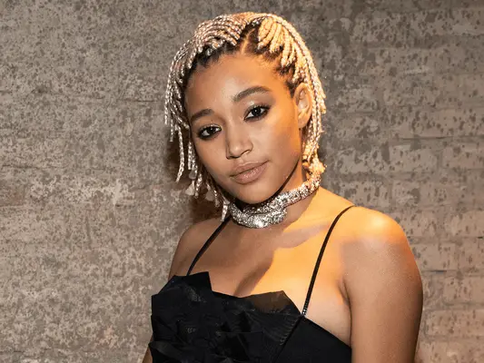 BERLIN, GERMANY - FEBRUARY 27: Amandla Stenberg attends the post premiere cocktail reception of 