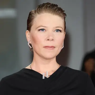 India Hair with a slick-back pixie at the 2024 Venice Film Festival