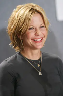 Meg Ryan with a layered and textured Long Pixie Cut