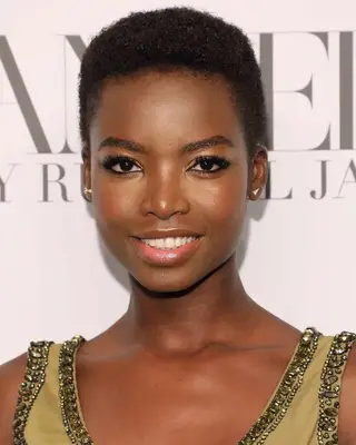 Maria Borges with a textured Pixie Cut