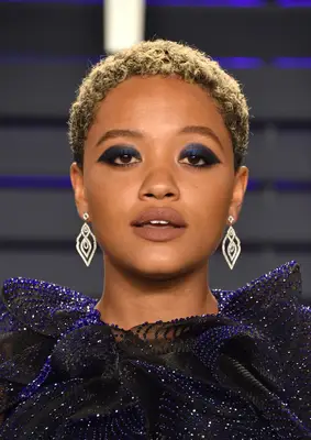 Kiersey Clemons with a bleached pixie