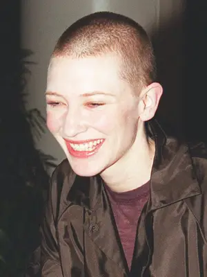 buzz-cut-women: Cate Blanchett with a buzz cut