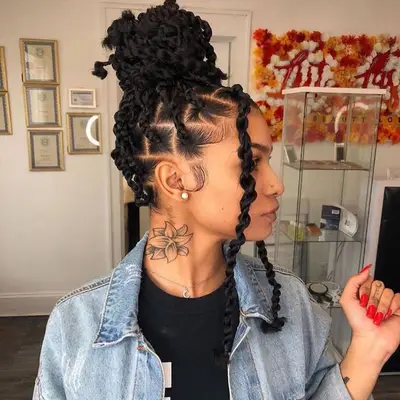 Marley Twists Top Knot
