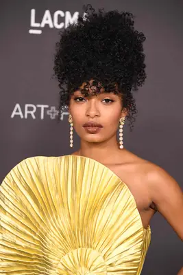 Yara Shahidi prom updo