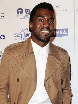 Kanye West subtle modern mullet