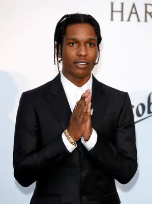 ASAP Rocky with short, textured haircut