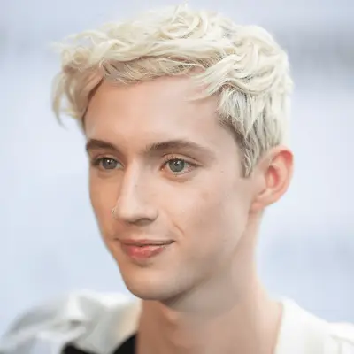 Troye Sivan with short, textured haircut