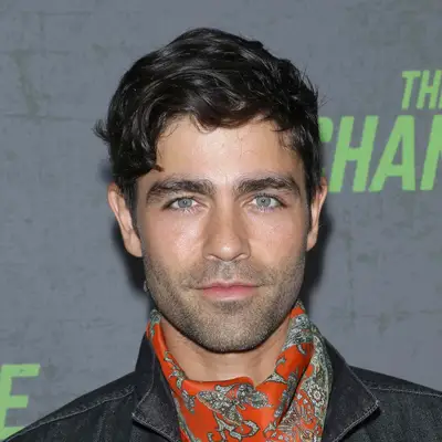 Adrian Grenier with tapered cut and tousled waves