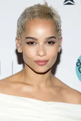 Zoe Kravitz blonde pixie