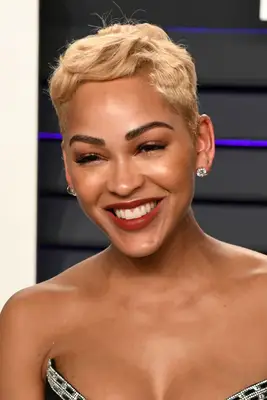 Meagan Good blonde pixie