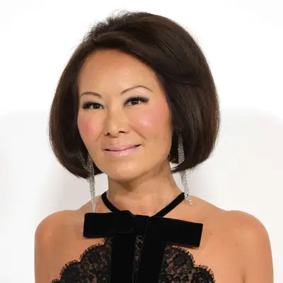 Alina Cho attends the 2023 CFDA Fashion Awards with soft, voluminous bob and little black dress