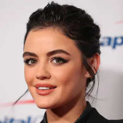 Easy Hairstyles for Medium-Length Hair Textured Updo Lucy Hale