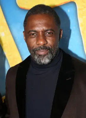Idris Elba with a goatee