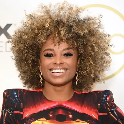 Fleur East with caramel highlights 