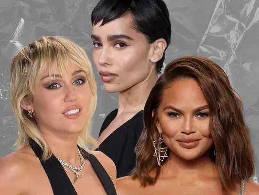 Miley Cyrus, Zoe Kravitz, Chrissy Teigen with Short Hair