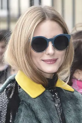 Olivia Palermo with honey blonde hair