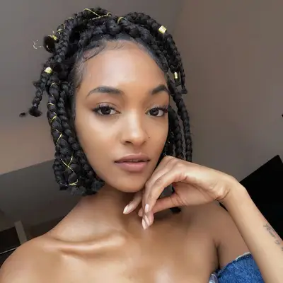 Protective Styles for Short Hair Jourdan Dunn