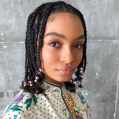 Protective Styles for Short Hair Yara Shahidi