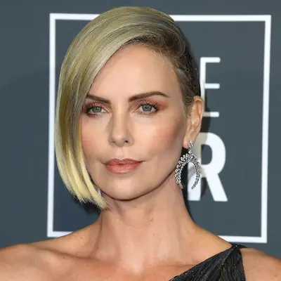 Charlize Theron asymmetrical cut