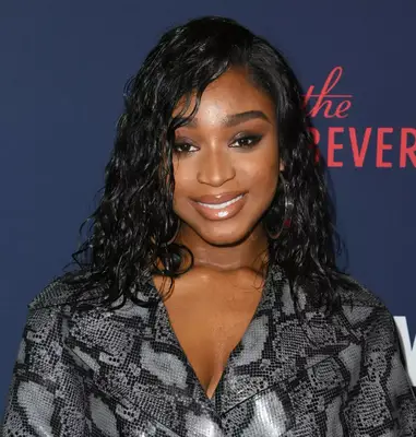 Normani wet, wavy medium-length waves