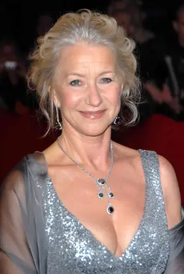 Helen Mirren with soft tendrils hairstyle at the 2007 