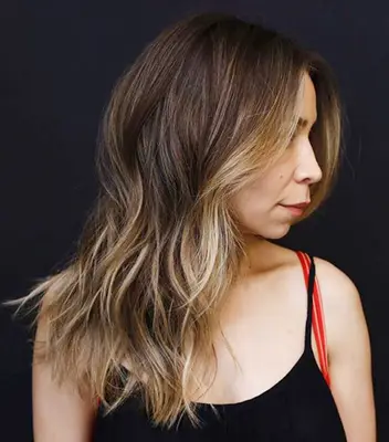 lowlights for brown hair: chestnut hair